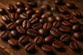 Rich roast coffee beans