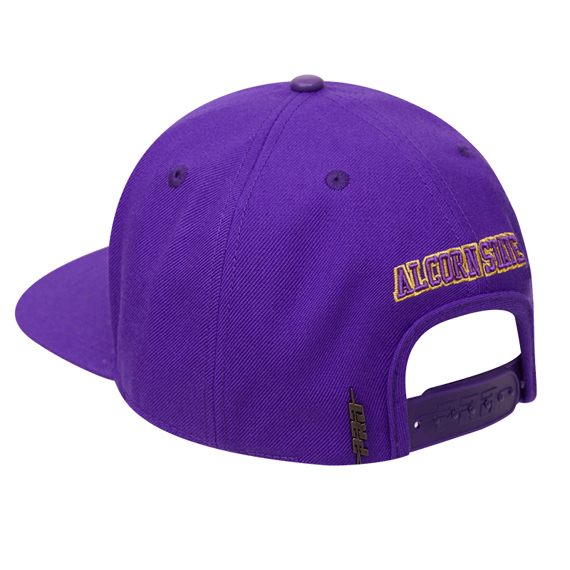 "SPIN IT" ALCORN STATE UNIVERSITY CLASSIC WOOL SNAPBACK HAT (PURPLE)
